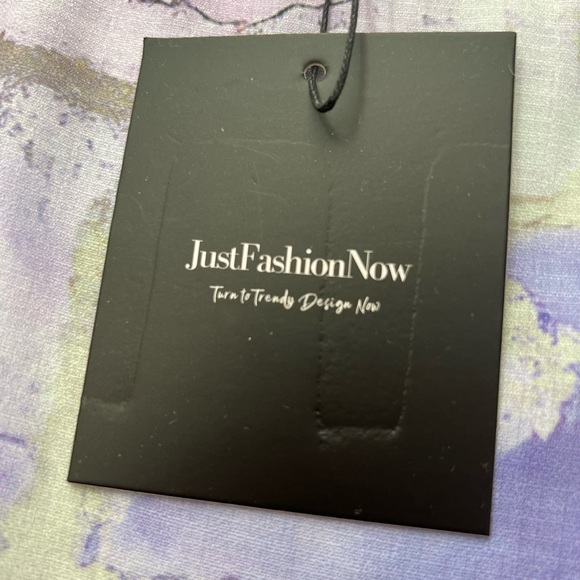 Just Fashion Now asymmetrical tunic, Purple/Rose/Lilac/White/Gold, XL, Bamboo - Picture 10 of 12